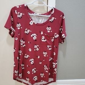 Elaine pocket front knit tee